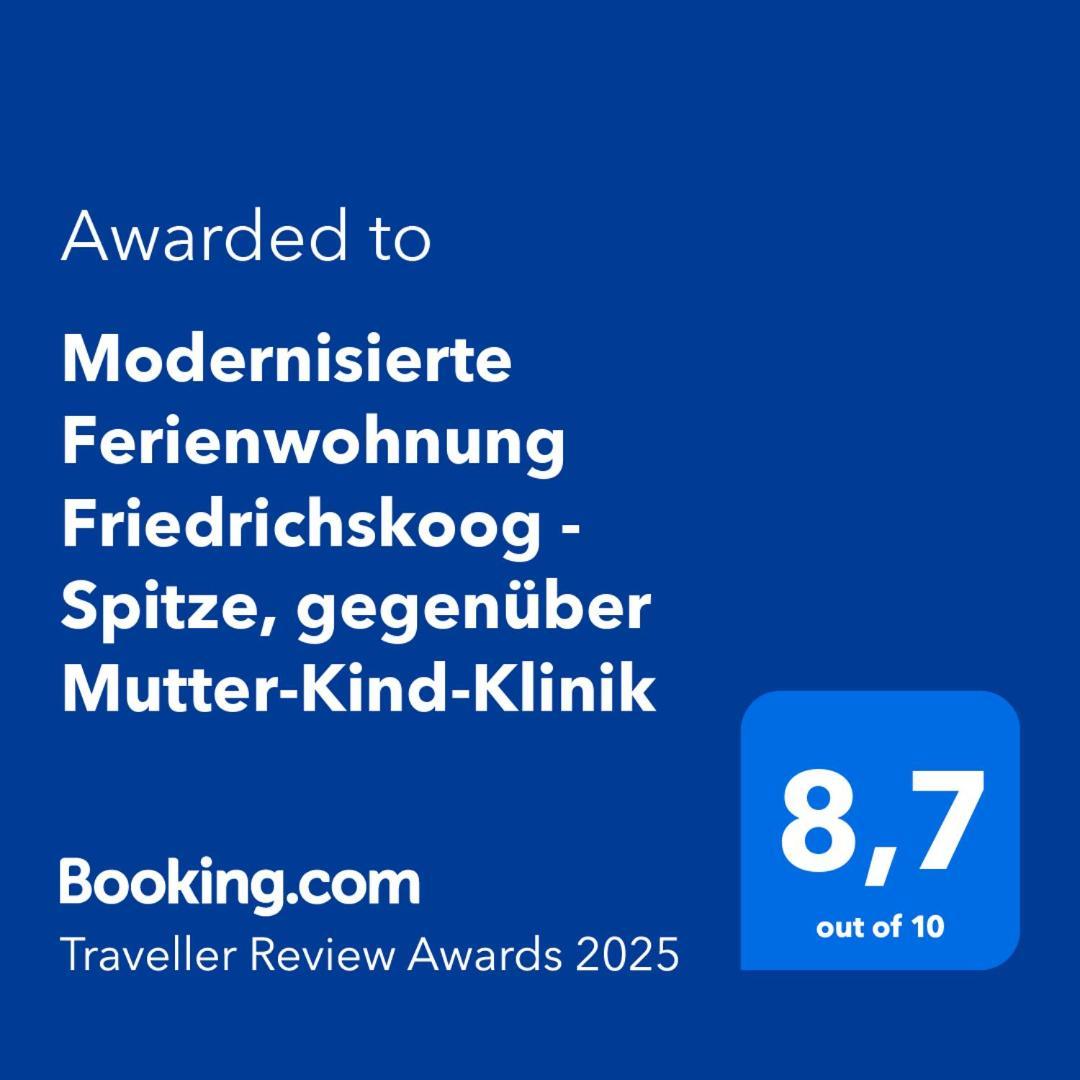Modernisierte Ferienwohnung Friedrichskoog - Spitze, Gegenueber Mutter-Kind-Klinik Extérieur photo